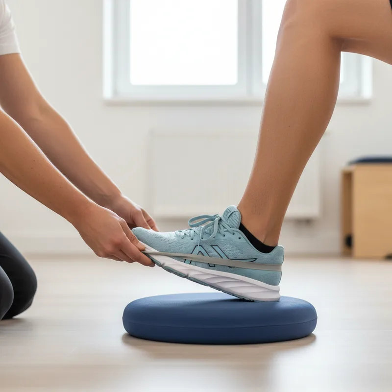 Entorse de cheville : rééducation et retour au sport