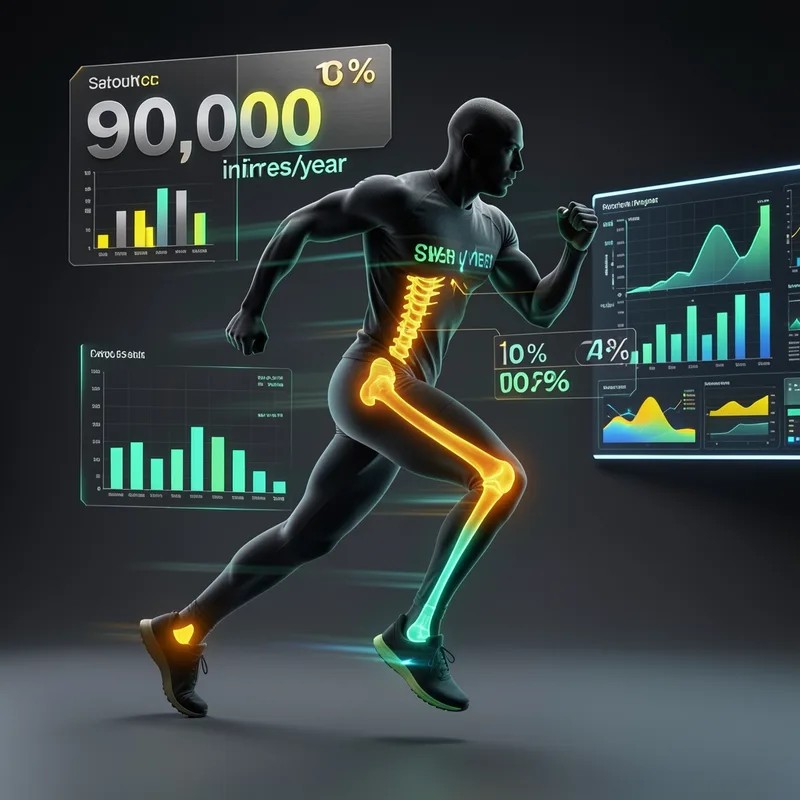 Statistiques blessures sport : sports à risque, types et prévention (2026)